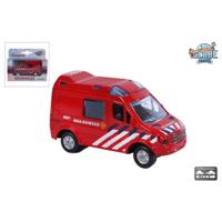 Kids Globe die-cast brandweerauto, 8cm
