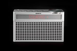 Geneva Touring / S+ oplaadbare portable hi-fi DAB+ en FM radio met Bluetooth wit