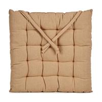 Giftdecor Stoelkussen - binnen/buiten - beige - 40x40x5 cm - polyester   - - thumbnail