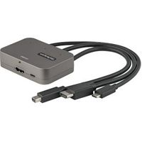 StarTech.com CDPHDMDP2HD video kabel adapter 0,27 m HDMI + USB HDMI + Mini DisplayPort + USB Type-C - thumbnail