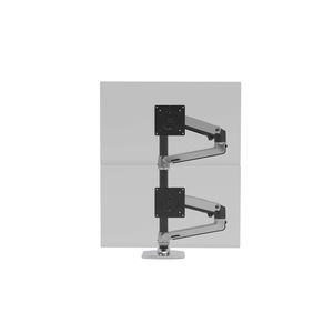 Ergotron LX Series LX Dual Stacking Arm Tall Pole flat panel bureau steun 101,6 cm (40") Aluminium