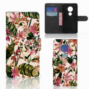 Motorola Moto G7 Play Hoesje Flowers