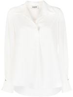 Claudie Pierlot blouse en crêpe à boutonnière - Tons neutres - thumbnail