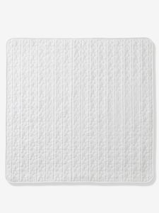 PETIT MOUTON sherpa deken / gewatteerde vloermat Oeko-Tex®. ecru
