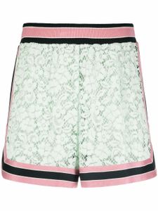 Dolce & Gabbana short à rayures contrastantes - Gris