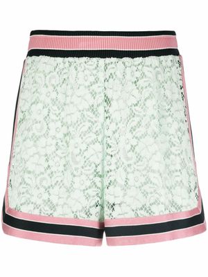 Dolce & Gabbana short à rayures contrastantes - Gris