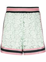 Dolce & Gabbana short à rayures contrastantes - Gris