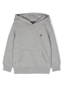 Ralph Lauren Kids hoodie à motif Polo Pony - Gris