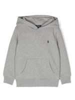 Ralph Lauren Kids hoodie à motif Polo Pony - Gris