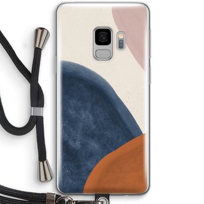 Geo #1: Samsung Galaxy S9 Transparant Hoesje met koord