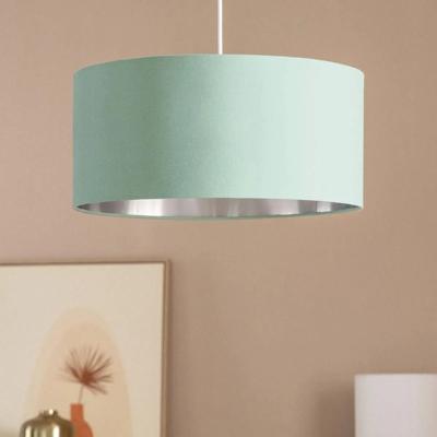 Hanglamp stoffen kap met reflecterende binnenkant &apos;Martin&apos;-Groen