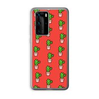 Mini cactus: Huawei P40 Pro Transparant Hoesje