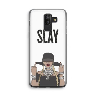 Slay All Day: Samsung Galaxy J8 (2018) Transparant Hoesje