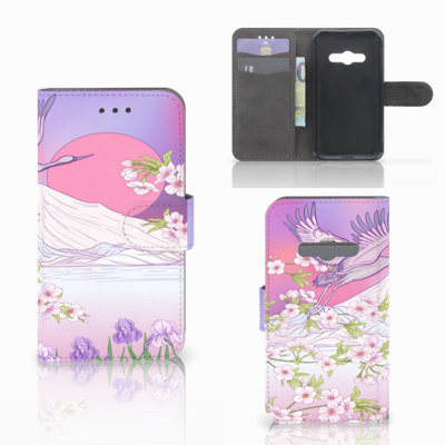 Samsung Galaxy Xcover 3 | Xcover 3 VE | Telefoonhoesje | Met pasjeshouder | Bird Flying