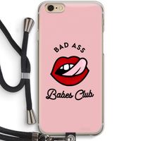 Badass Babes Club: iPhone 6 / 6S Transparant Hoesje met koord