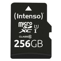 Micro SD geheugenkaart met adapter INTENSO 3423492 256 GB
