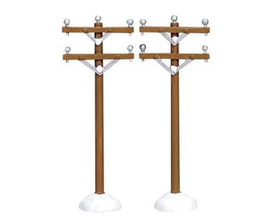 Telephone poles - Lemax