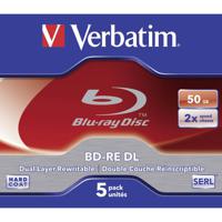 Verbatim 43760 Blu-ray BD-RE DL disc 50 GB 5 stuk(s) Jewelcase - thumbnail