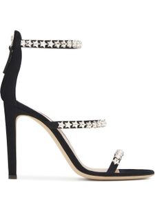 Giuseppe Zanotti sandales Harmony Cometa à ornements en cristal - Noir