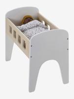Bed van FSC 100%®-hout voor poppen wit