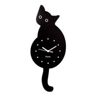 Fisura Kat Klok - Zwart
