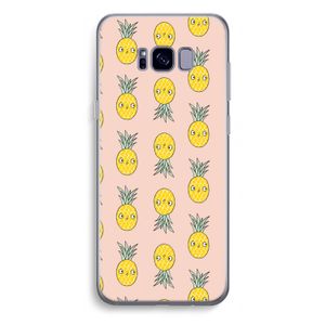 Ananas: Samsung Galaxy S8 Plus Transparant Hoesje