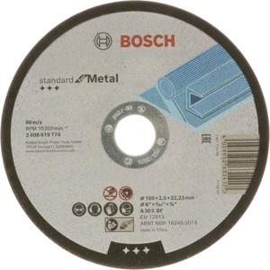 Bosch Accessories Standard for Metal 2608619774 Doorslijpschijf recht 150 mm 1 stuk(s) Metaal