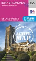 Wandelkaart - Topografische kaart 155 Landranger Active Bury St Edmunds / Sudbury / Stowmarket | Ordnance Survey