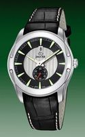 Horlogeband Jaguar J615 / J617-3 Leder Zwart 22mm - thumbnail