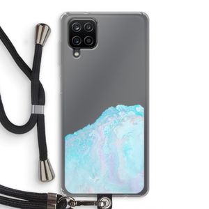 Fantasie pastel: Samsung Galaxy A12 Transparant Hoesje met koord
