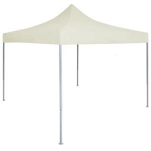 Partytent professioneel inklapbaar 2x2 m staal crme