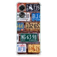 OPPO A78 4G Anti-shock Hoesje met foto Kentekenplaten