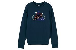 Cikkel Een Uur-49.43 Sweatshirt Blauw