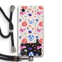 Bloemetjes: Pixel 3 XL Transparant Hoesje met koord
