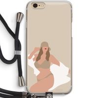 One of a kind: iPhone 6 / 6S Transparant Hoesje met koord