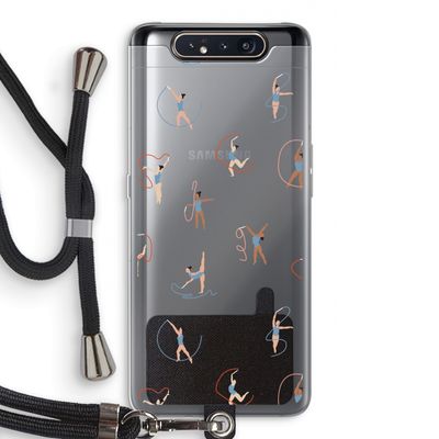 Dancing #3: Samsung Galaxy A80 Transparant Hoesje met koord