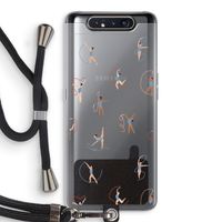 Dancing #3: Samsung Galaxy A80 Transparant Hoesje met koord