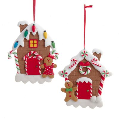 Ornament Gingerbread Huisje h12 cm - Kurt s adler