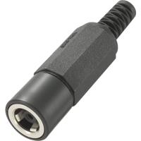 TRU COMPONENTS Laagspannings-connector Bus, recht 4 mm 1.45 mm 1 stuk(s)