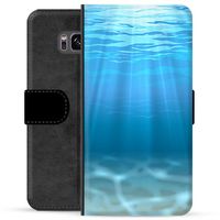 Samsung Galaxy S8+ Premium Wallet Hoesje - Zee