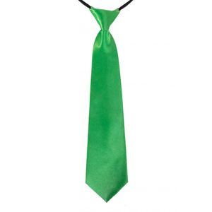 Limegroene verkleed stropdassen 40 cm voor dames/heren   -