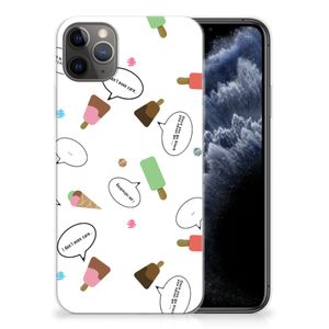 Apple iPhone 11 Pro Max Siliconen Case IJsjes