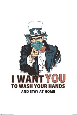 Poster Vincent Trinidad Wash Your Hands 61x91,5cm