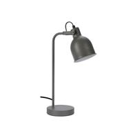 Bureaulamp - grijs - metaal - 38 x 11 cm - Tafellamp - Woonkamer / kantoor lampjes
