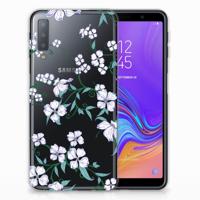 Samsung Galaxy A7 (2018) Uniek | TPU Case | Blossom White