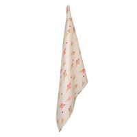 Clayre & Eef Theedoek 50x70 cm Beige Roze Katoen Rechthoek Ijsjes Keukenhanddoek Beige Keukenhanddoek