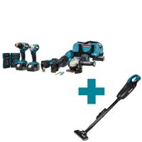 Makita DLX5068TX1 Accu Combiset 5-delig 18V 5.0Ah in Tas
