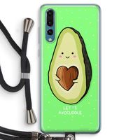 Avocuddle: Huawei P20 Pro Transparant Hoesje met koord