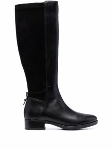 Geox bottes en cuir de veau - Noir