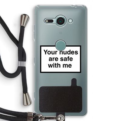 Safe with me: Sony Xperia XZ2 Compact Transparant Hoesje met koord